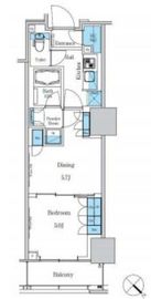 パークアクシス滝野川ラブリーズ 1116 間取り図