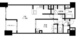 ミッドガーデン赤坂氷川 2階 間取り図