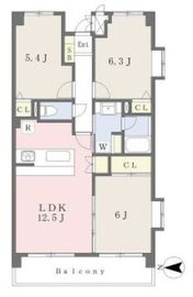 パークハウス木場公園 8階 間取り図