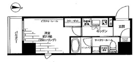グランドコンシェルジュ神楽坂α 4階 間取り図