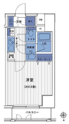 HF三田レジデンス2 402 間取り図