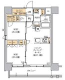 リビオメゾン芝浦 808 間取り図