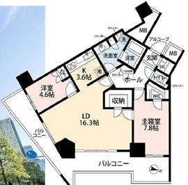 キャピタルマークタワー 29階 間取り図