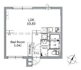 アレーロ大岡山2 101 間取り図