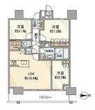 THE TOYOSU TOWER 7階 間取り図