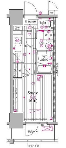 ガーラ・グランディ川崎榎町 3階 間取り図