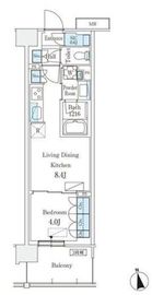 スカイグランデ津田沼 624 間取り図