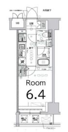 クレストタップ新横浜 208 間取り図