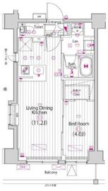 ガーラ・プレシャス横浜鶴見 5階 間取り図