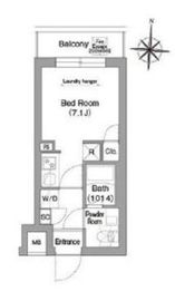 コンフォリア・リヴ南品川 115 間取り図