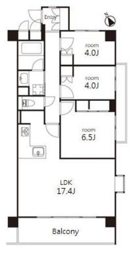オーパスレジデンス吉祥寺 301 間取り図