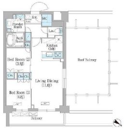 NIIYA平和台 413 間取り図