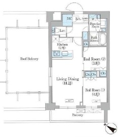NIIYA平和台 414 間取り図