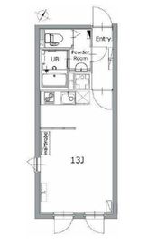 アレーロ大岡山2 303 間取り図