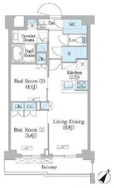 NIIYA平和台 307 間取り図