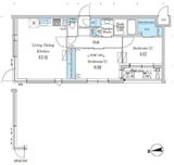 デュオフラッツ千歳船橋 301 間取り図