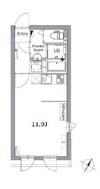 アレーロ大岡山2 306 間取り図