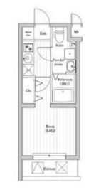 SPコート菊名ノース 307 間取り図