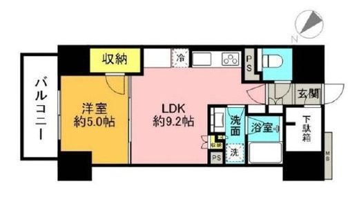 メイツ ザ・マークス新横浜 11階 間取り図