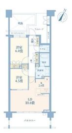 ドレッセたまプラーザテラス 4階 間取り図