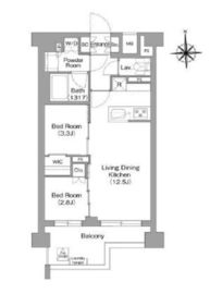 コンフォリア・リヴ大森西 413 間取り図