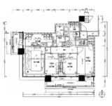 ザ・パークハウス晴海タワーズ ティアロレジデンス 36階 間取り図