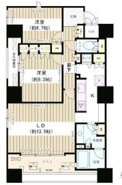 エンブレムコート明石町 1205 間取り図