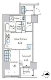 ザ・ライオンズフォーシア外神田 601 間取り図