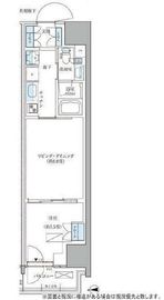 パークアクシス品川天王洲アイル 505 間取り図