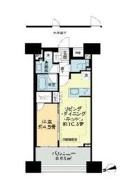 ルフォンリブレ浜松町キャナルマークス 6階 間取り図
