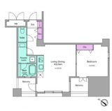 レジディア横濱馬車道 506 間取り図