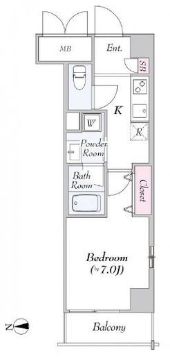 URBANLINKときわ台（アーバンリンクときわ台） 505 間取り図