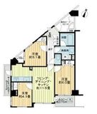 ライオンズプラザ目黒 13階 間取り図