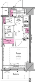 コンシェリア・デュー勝どき 5階 間取り図