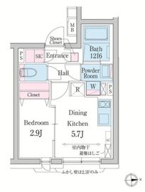 デュオメゾン渋谷 302 間取り図