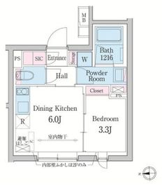 デュオメゾン渋谷 304 間取り図