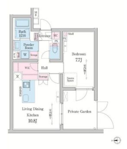 デュオメゾン渋谷 101 間取り図