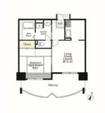シーリアお台場 5-2-1204 間取り図