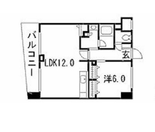 アーバネックス戸越銀座 1008 間取り図