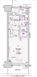 ガーラ・プライム横濱関内 8階 間取り図