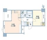 アーリア20 4階 間取り図
