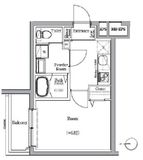スカイコートソレア新丸子 4階 間取り図