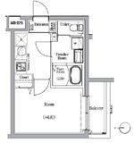 スカイコートソレア新丸子 1階 間取り図