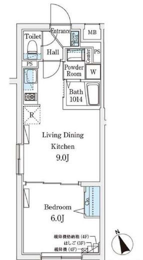 CREATIF駒澤大学前 405 間取り図
