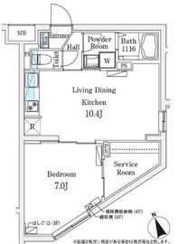 CREATIF駒澤大学前 401 間取り図