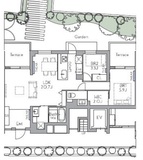 THE GRANDUO FUTAKOTAMAGAWA 102 間取り図