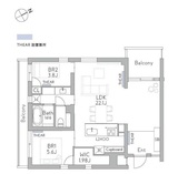 THE GRANDUO FUTAKOTAMAGAWA 201 間取り図