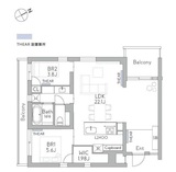 THE GRANDUO FUTAKOTAMAGAWA 301 間取り図