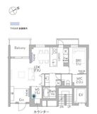 THE GRANDUO FUTAKOTAMAGAWA 302 間取り図