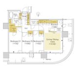 HARUMI FLAG SKYDUO SUN VILLAGE (晴海フラッグ スカイデュオ サンヴィレッジ) 22階 間取り図